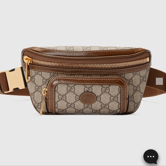 Authentic Gucci Belt Bag with Interlocking G - Picture 9 of 13